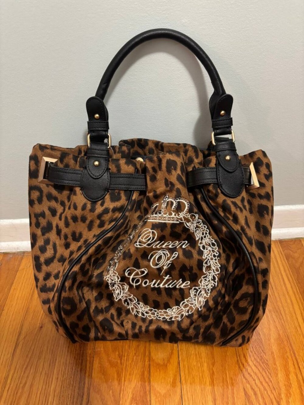 Juicy Couture leopard print bag